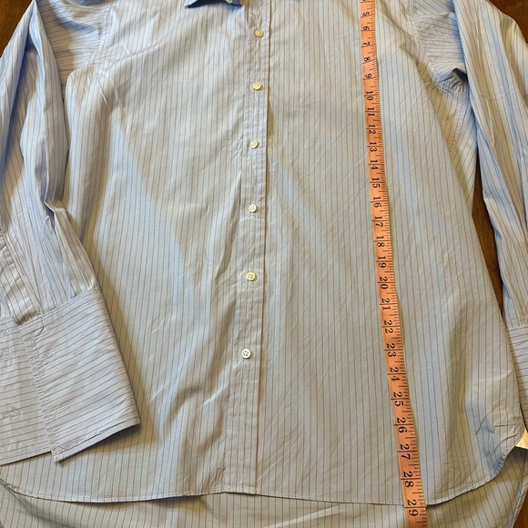 Thomas Pink Blue Striped “Men's” Shirt 100% Cotton - Picture 6 of 9